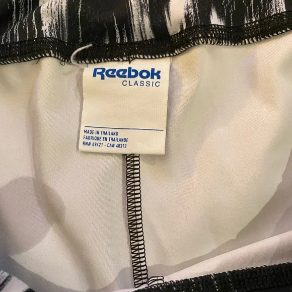 Reebok PES AOP Legging Black & White - Picture 5 of 7